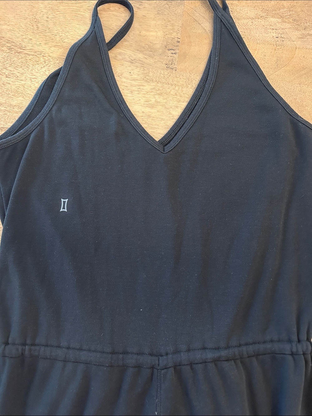 Kit and Ace V-Neck Jumpsuit with Drawstring Waist - Picture 8 of 8